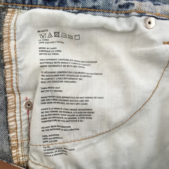 BDG Freda Embellished Mid-Rise Boho Cut-Offs - Picture 8 of 8